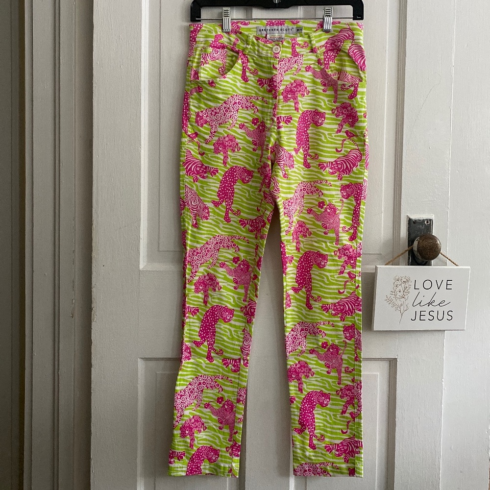 Gretchen Scott Pink Tiger Jeans M